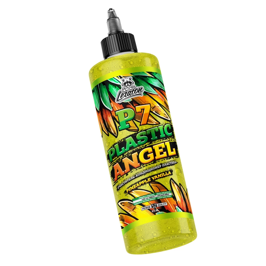 Очиститель-кондиционер пластика LERATON P7 PLASTIC ANGEL PINEAPPLE VANILLA 473 мл
