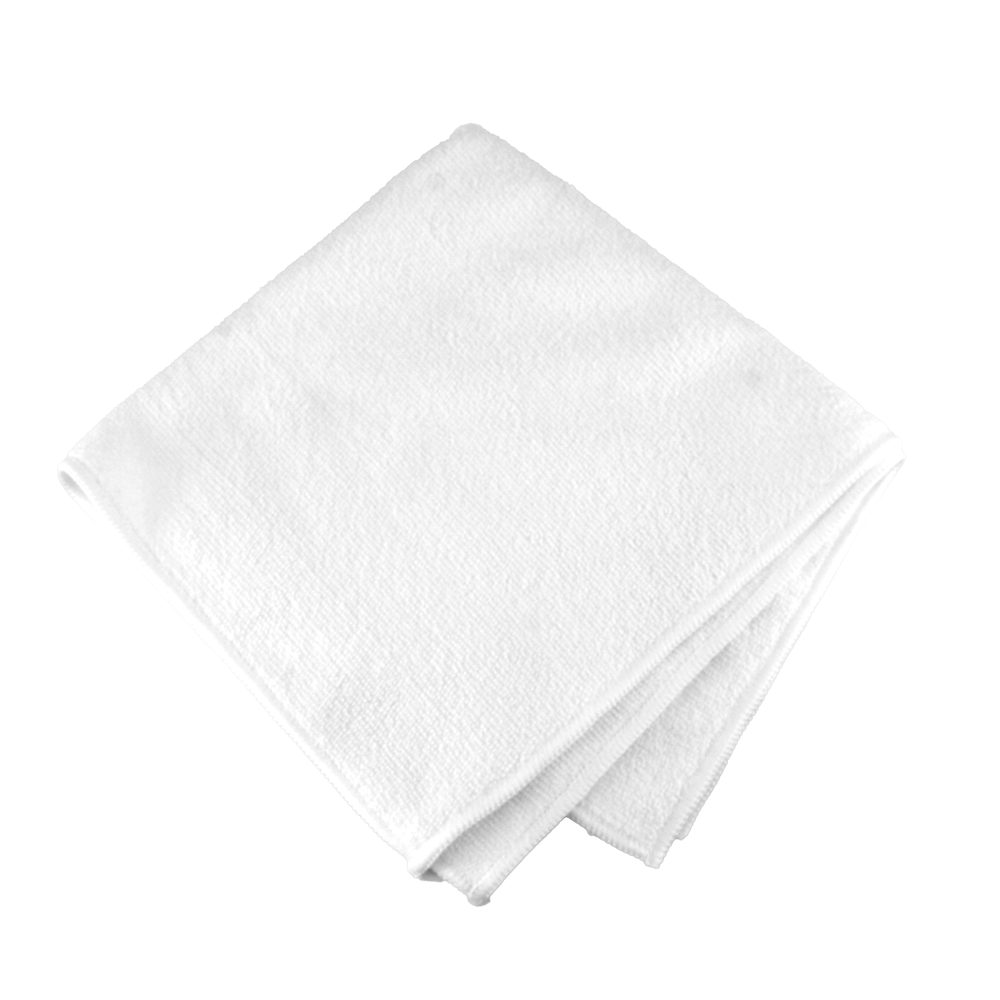 MD68 WHITE Салфетка из микрофибры белая 250гр 40*40см