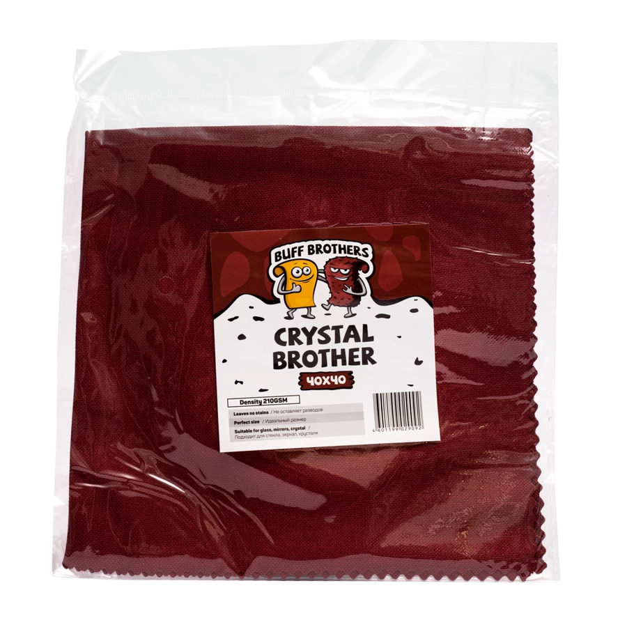 Микрофибра для стекол и зеркал BUFF BROTHERS CRYSTAL BROTHER 40x40