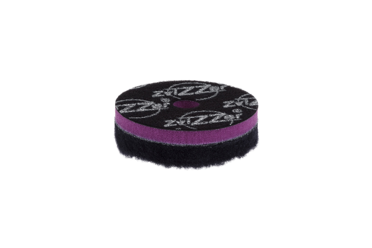ZviZZer "Doodle" Wool-Pad, black черный меховой круг (ворс 15мм) 80/25/80