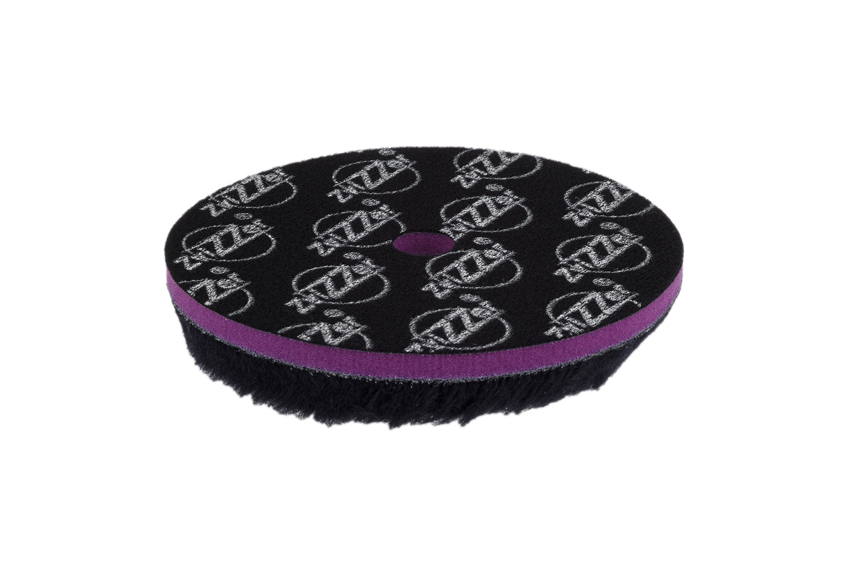 ZviZZer "Doodle" Wool-Pad, black черный меховой круг (ворс 15мм) 165/25/165