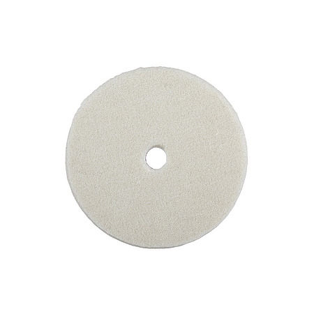 ZviZZer "Doodle" Wool-Pad, white белый меховой круг (ворс 5мм) 155/15/155
