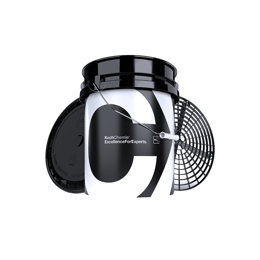 Detailing Bucket Set consistign of Bucket, Lid & Grit Guard - Ведро для/ав. с крышкой и песк