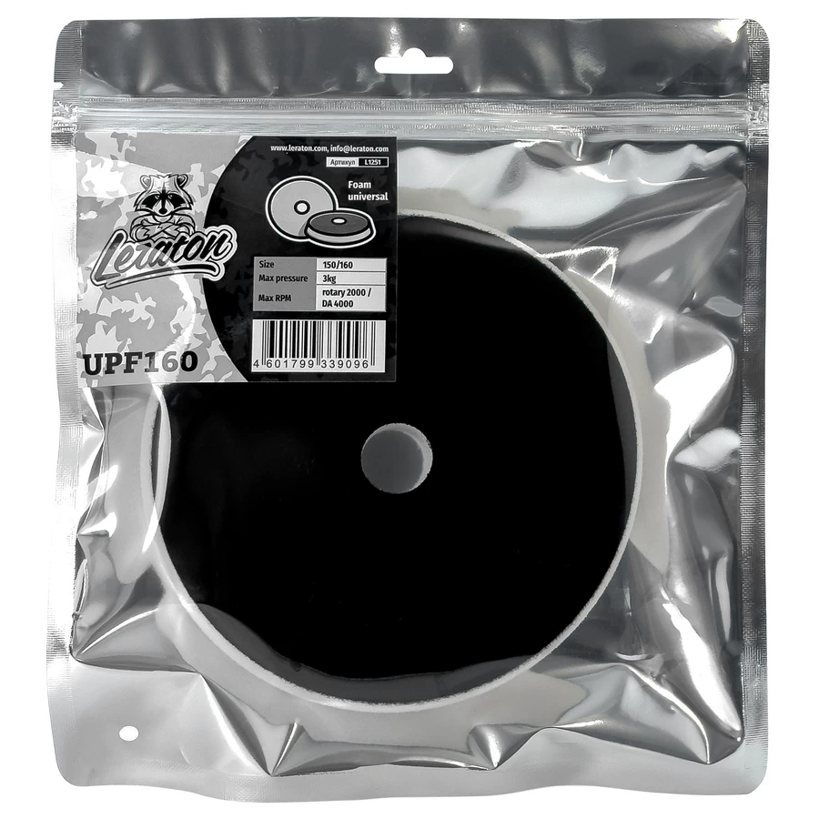 Финишный универсальный полировальный круг LERATON UNIVERSAL THERMO UPF160
