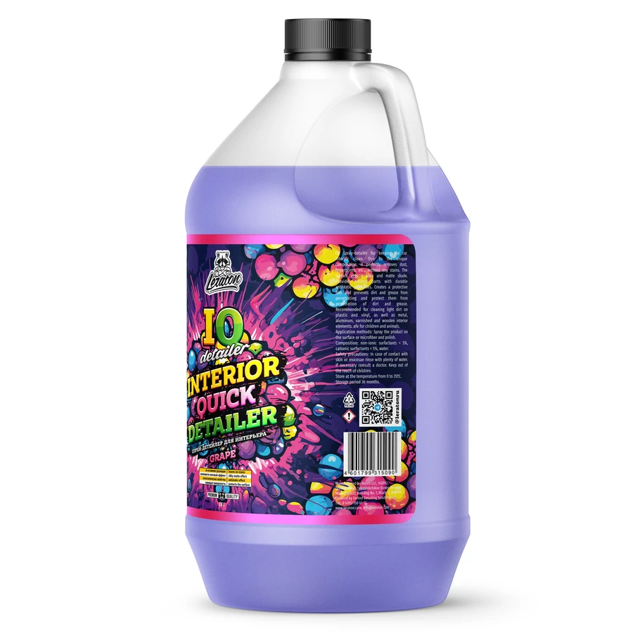Детейлер-спрей для интерьера LERATON IQ Detailer GRAPE 3,8 л