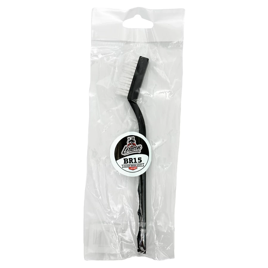 Мини щетка односторонняя мягкая, белая щетина LERATON SOFT MINI BRUSH BR15