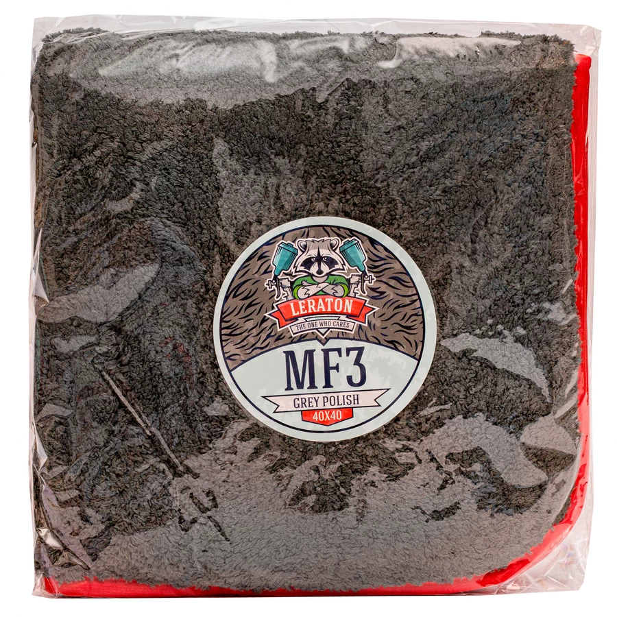Полировальная микрофибра LERATON GREY POLISH MF3 40x40 600 гр/м2