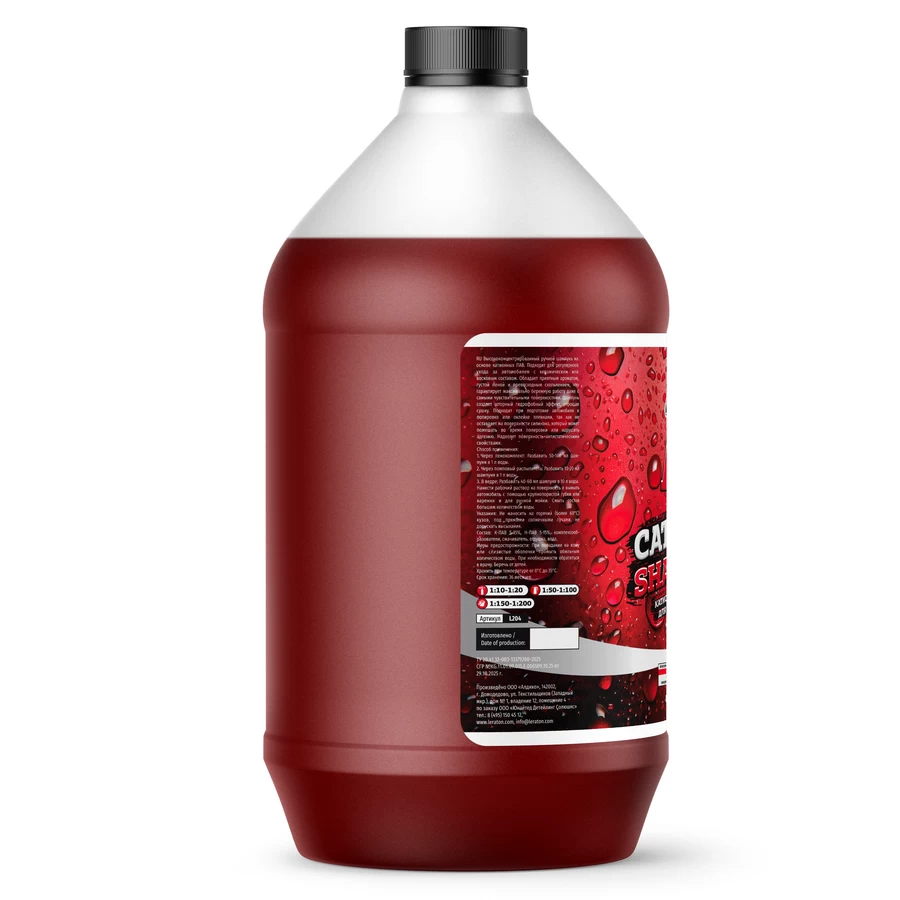 Катионный шампунь для ручной мойки LERATON CATIONIC SHAMPOO COLA A2 3,8л