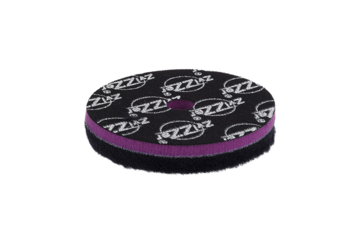 ZviZZer "Doodle" Wool-Pad, black черный меховой круг (ворс 15мм) 135/25/135