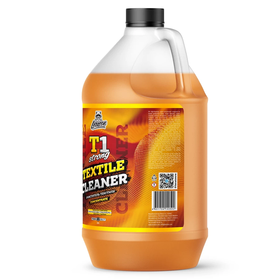 Усиленный очиститель текстиля LERATON T1+ STRONG (концентрат) 3,8л