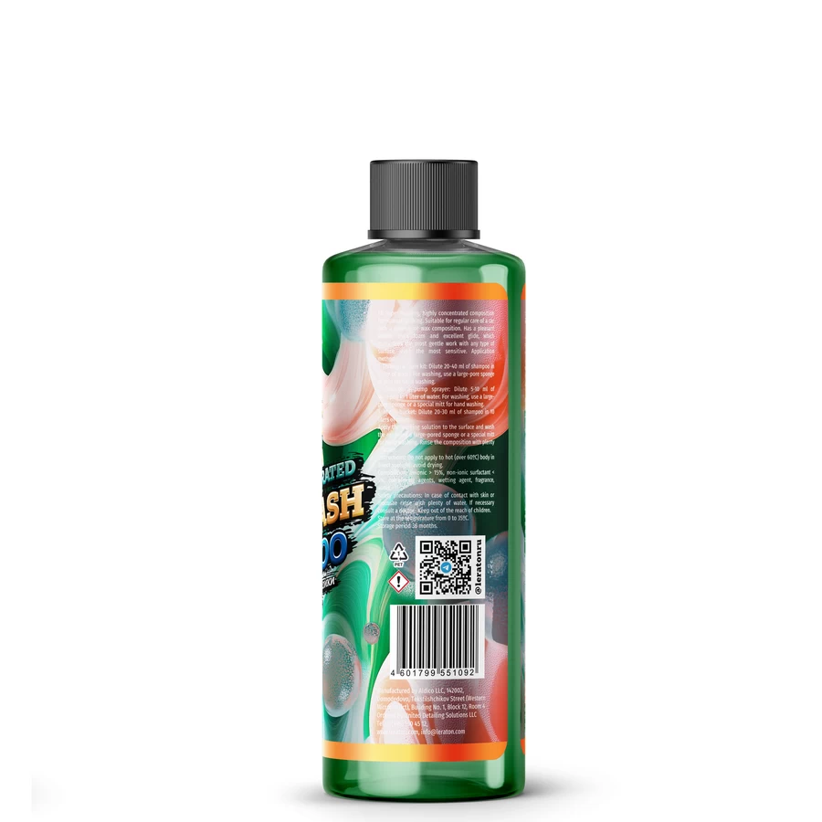 Суперконцентрированный шампунь для ручной мойки LERATON A3 HANDWASH SHAMPOO MINT GUM 473мл